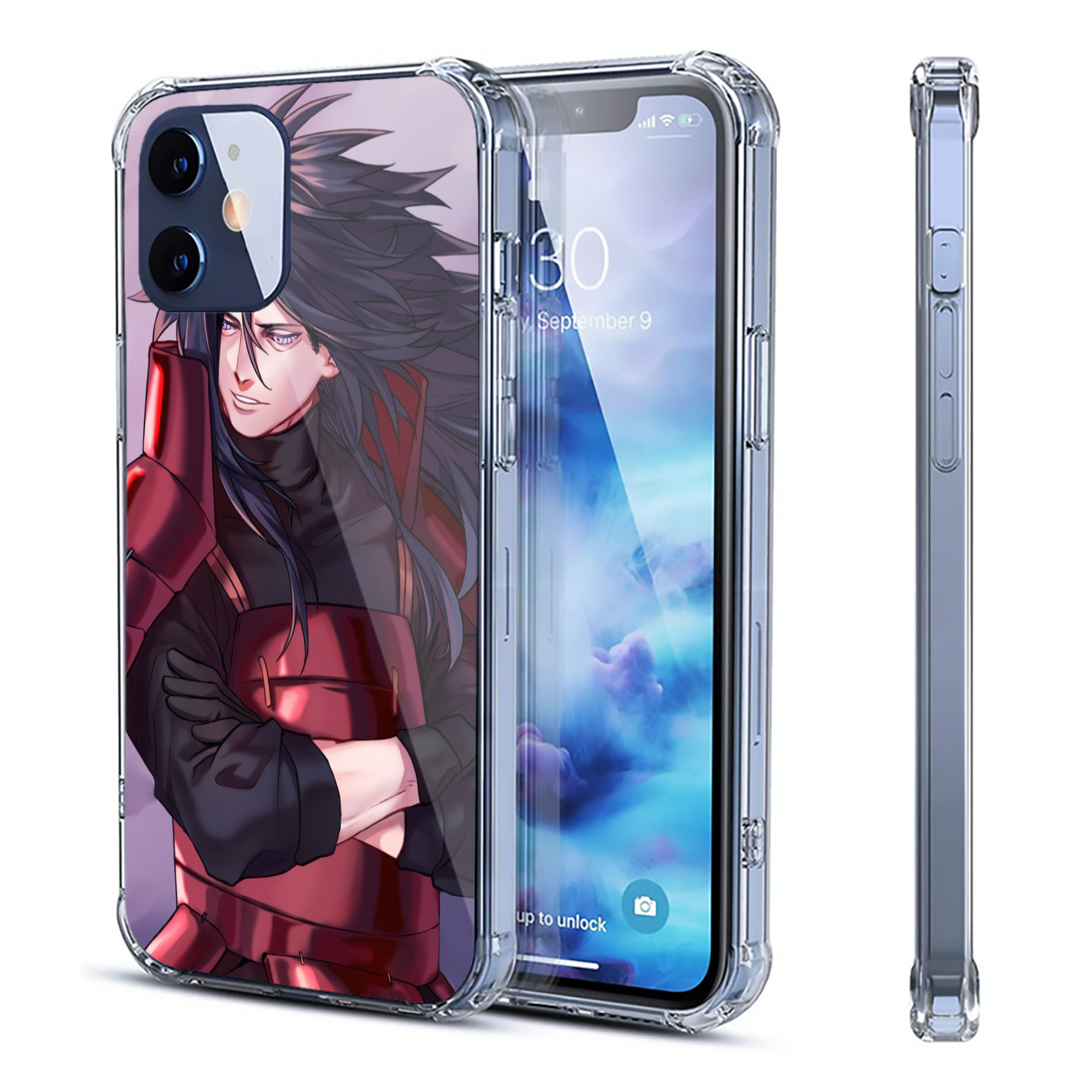 （画像用） NARUTO -ナルト- NARUTO -ナルト- 疾風伝 【iPhone 12シリーズ対応】透明スマホケース（クリアソフトケース）
